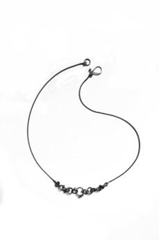 MINI $160-sterling silver necklace with sanding disk texture on the dots (16 1/2" snake chain)
MINI $160-sterling silver necklace with sanding disk texture on the dots (16 1/2" snake chain)